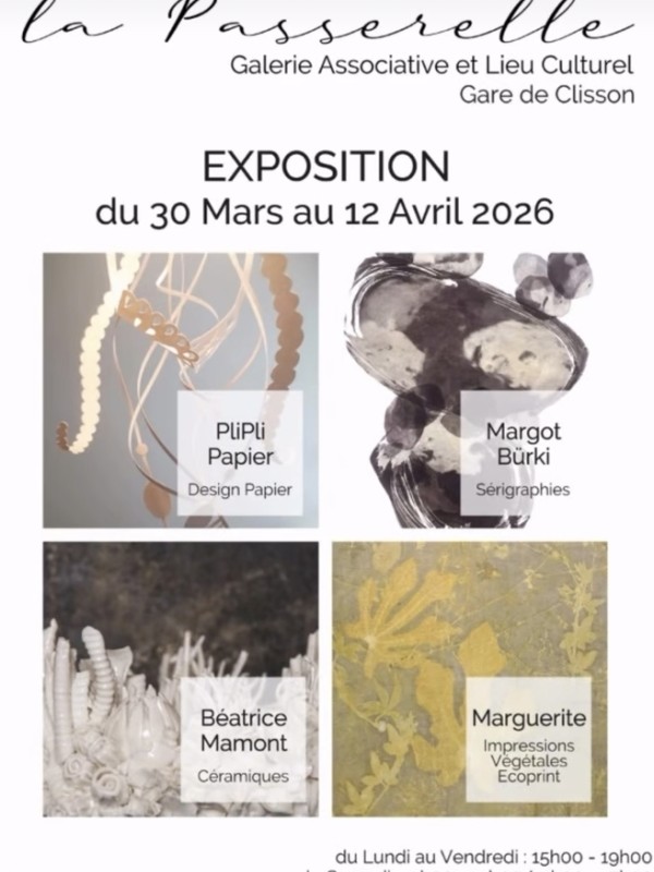 Exposition Galerie la Passerelle à Clisson